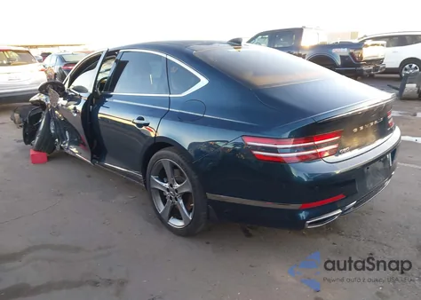 2021 Genesis G80 3.5T Rwd z USA, uszkodzony, nr VIN KMTGC4SD8MU071136